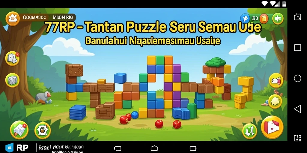Tampilan gameplay 77RP dengan teka-teki yang menarik.