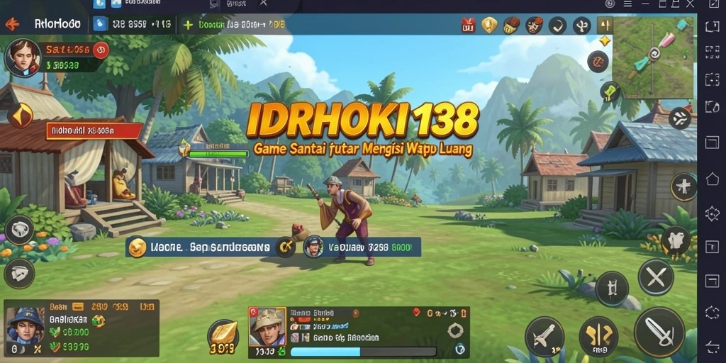 Tampilan gameplay seru IDRHOKI138 yang penuh warna dan tantangan.