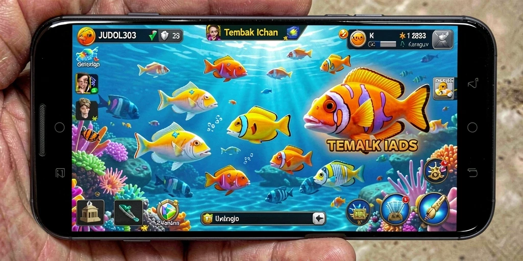 Tangkapan layar menampilkan aksi seru dalam <strong>JUDOL303</strong> saat berburu ikan.