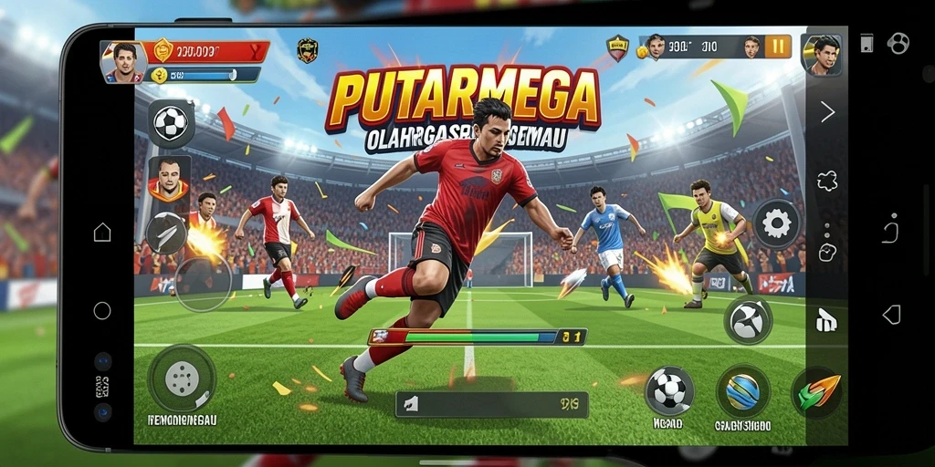 Tampilan menarik dari gameplay PUTARMEGA yang penuh aksi.