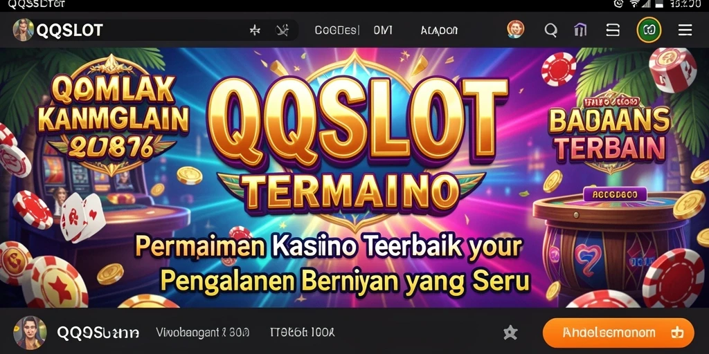 Screenshot QQSLOT yang menampilkan momen seru gameplay Kasino.