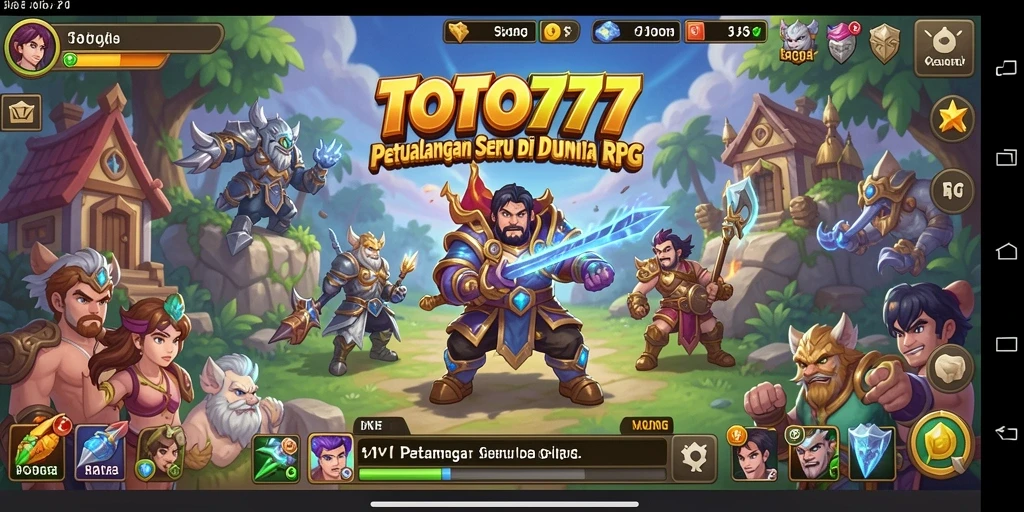 Tampilan menarik dalam gameplay RPG TOTO777 yang seru dan dinamis.